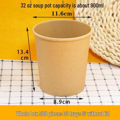 Einweg Suppenbehälter aus Kraftpapier