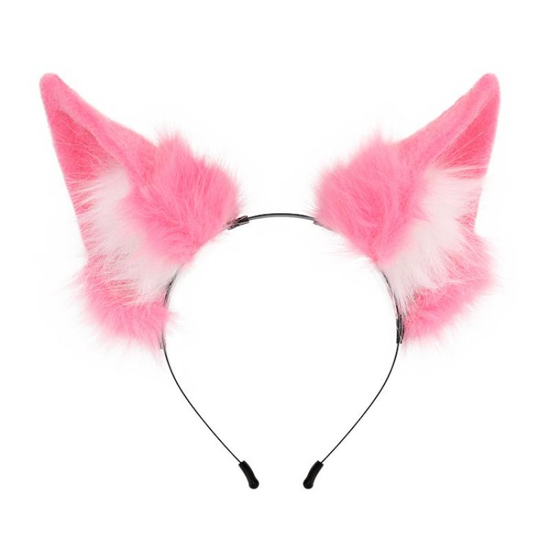 Faux Fur Fox Ears Tail Set Cosplay Props Anime Conventions Girl Costumes