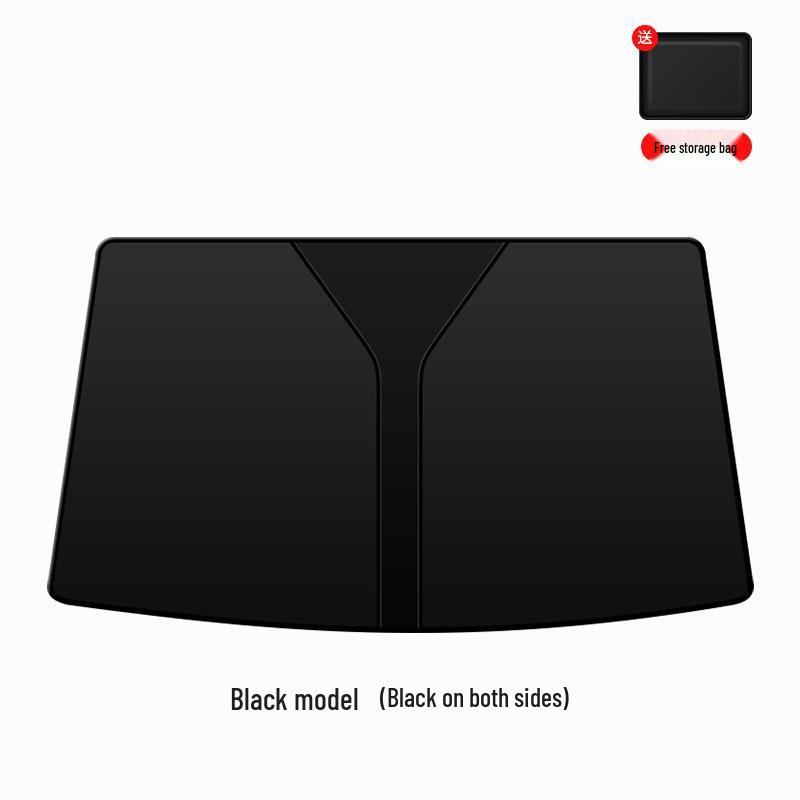 Titanium Silver Car Sunshade Windshield & Window Blackout with Heat Insulation and Laser Sun Blocker