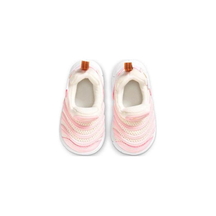 Nike Dynamo Free SE TD Slip Resistant Anti Kick Abrasion Resistant Low top Toddler Shoes Pink White Infant And Toddler FJ7726-181