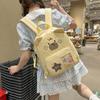 Schoolbag Cartoon Bear Cute Schoolbag Girl High School Student Ins Niche Japanese Girl College Student Backpack Travel Backpack