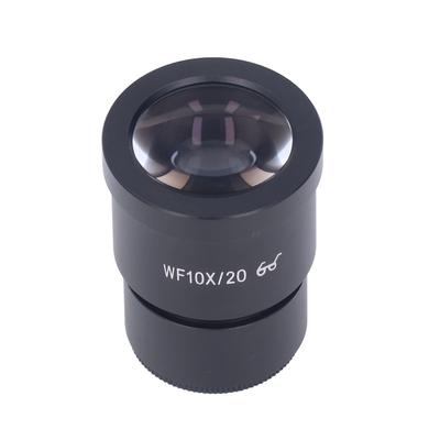 Microscope Lens WF10X20 Laboratory Stereo Microscope Lens 30mm Interface High Eye Point Wide Angle