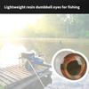 25Pcs/pack Plastic Fishing Dumbbell Eye, 6mm/8mm/10mm Lightweight And Quality Dumbbell Eye For Water Fishing