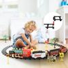 Remote Control Track Train Car Classical Simulation Water Steam Electric Railway Set Christmas Gift Toy For Children B150