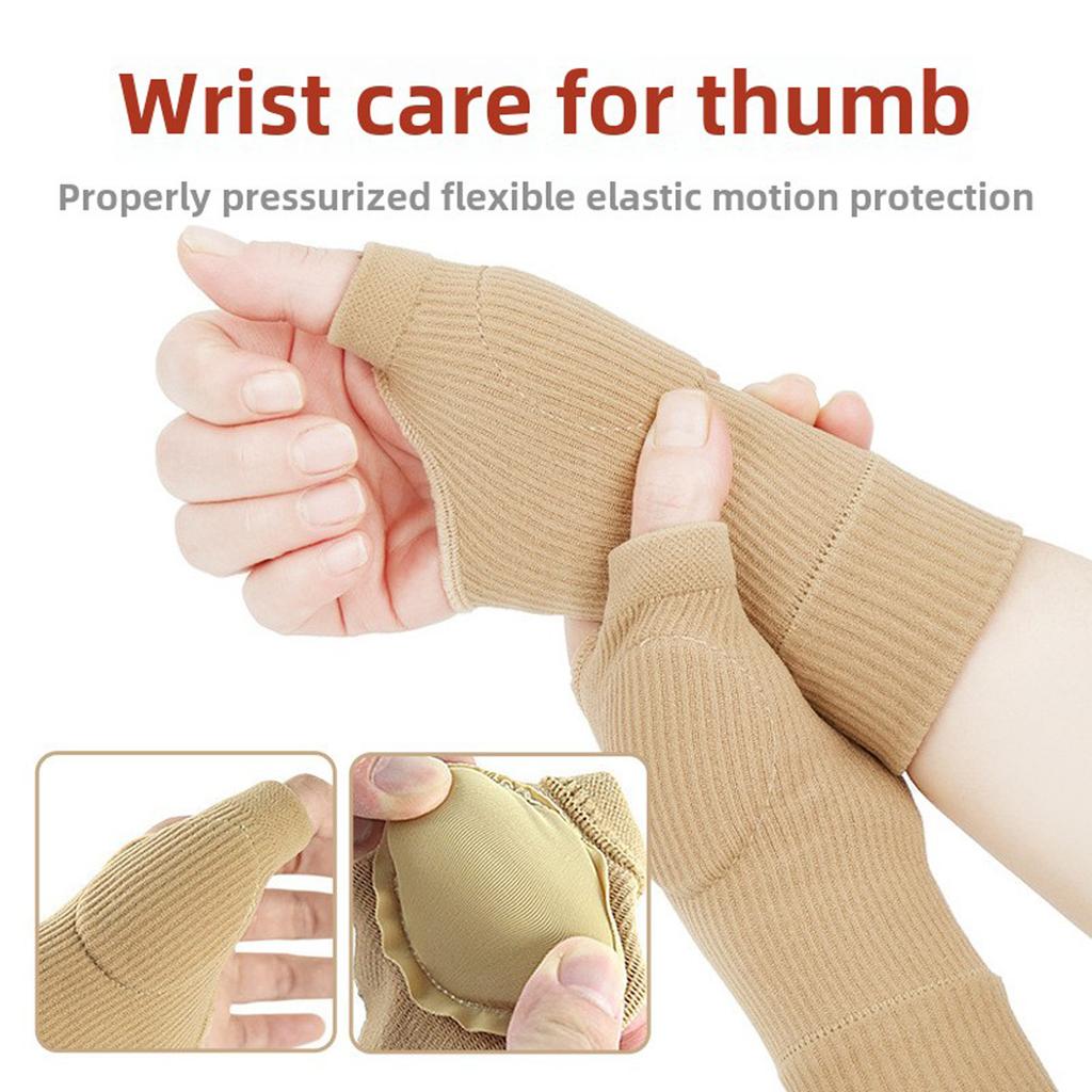 Thumb Support Compression Gloves Breathable Wrist Brace Compression Sleeves for Relieve Hand Wrist Thumb Joint Pain