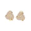 Niche Design Pearl Earrings Sweet Temperament Exaggerated Needle Earrings for Women