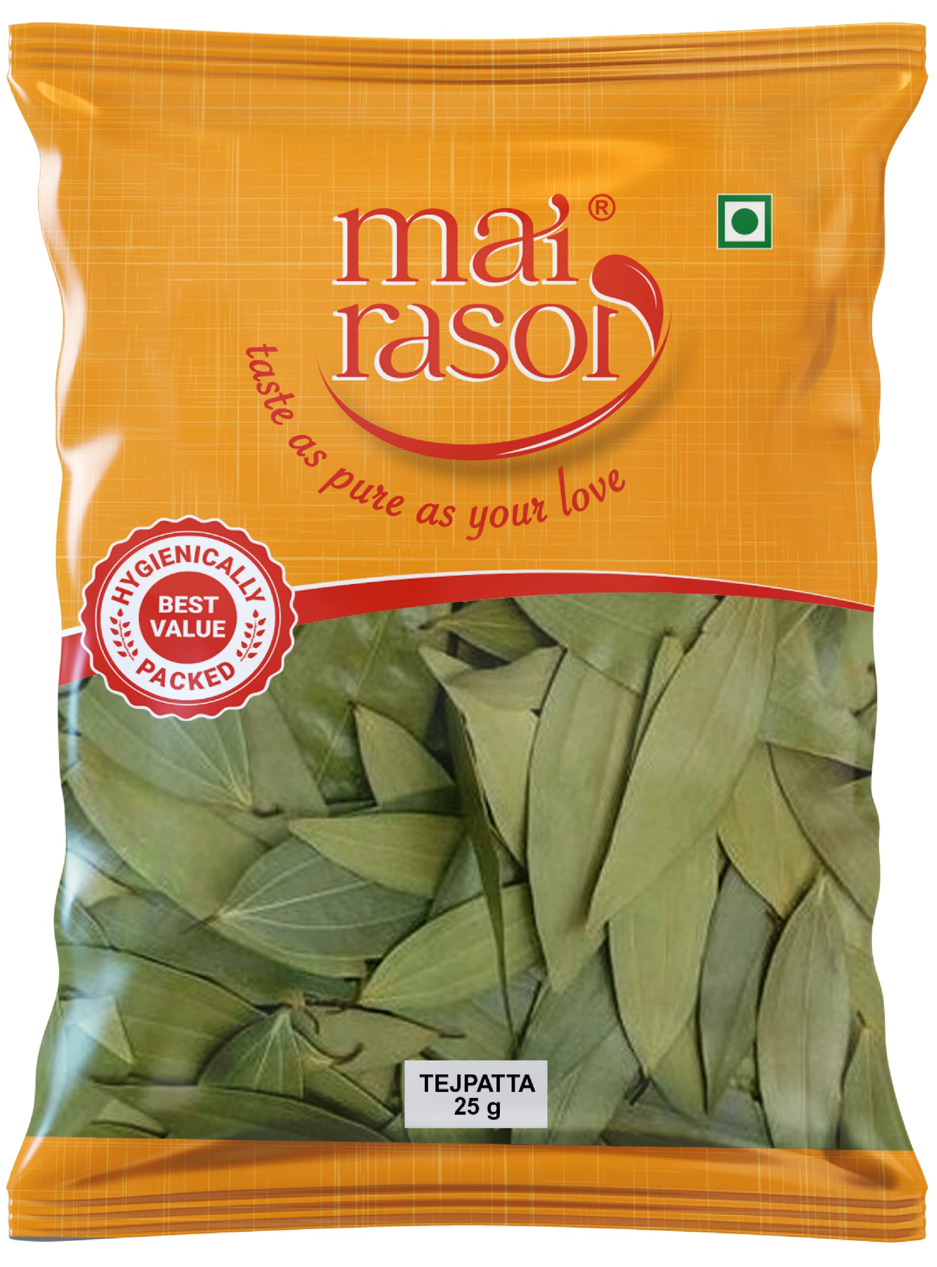 MAI RASOI Bay Leaf/Tej Patta Whole 25Gm