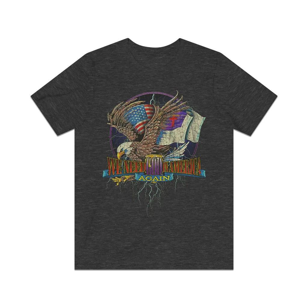 

God in America 1981 Vintage Men s T shirt 3XL