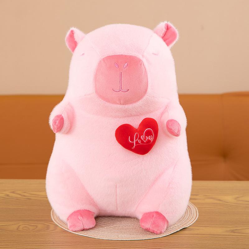

Qixi Festival Valentine s Day gift love kapibara doll capybara plush toy 30 cm 0.34kg