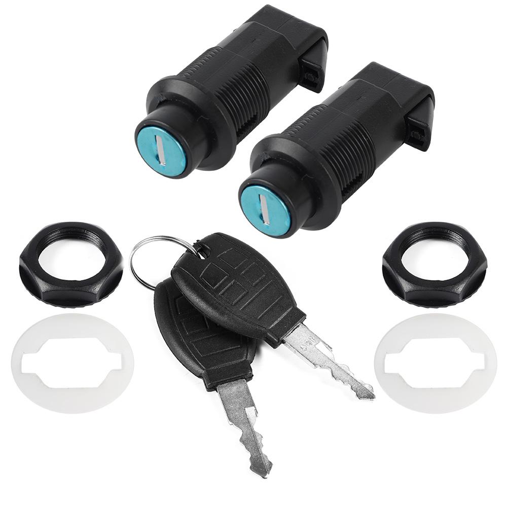 Universal Motorbike Rear Hard Saddlebag Lock Motorcycle Hard Saddlebag Locks Set with Keys Trunk Fits Motorcycles Accessories чёрный