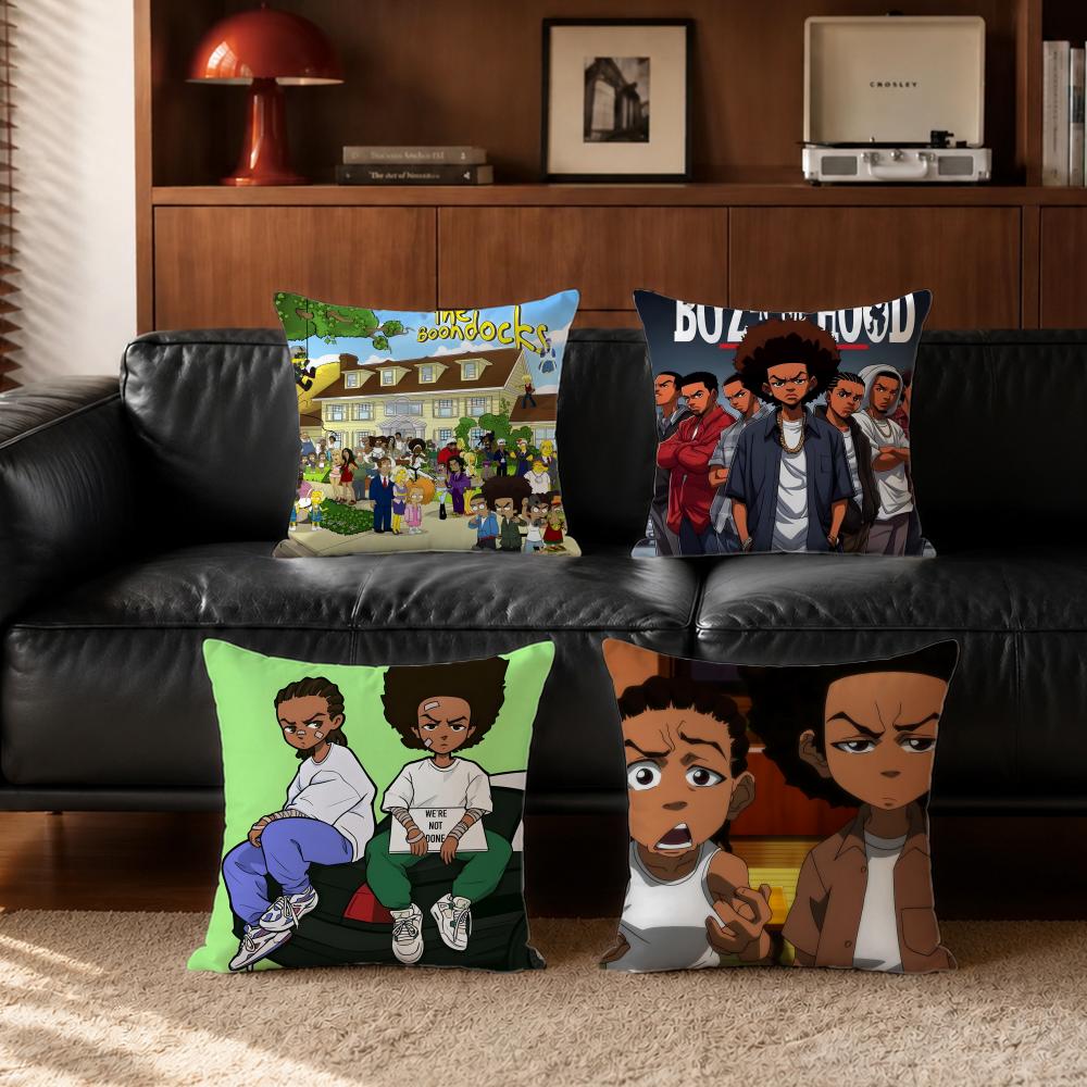 Cartoon TThe Boondocksing Cushion Cover Cushion Cover Set Pcs X X X Pillowcase Decorative Sofa Home Decor