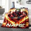 Customiz Name Personality Joker Blanket Soft &Warm Sofa Office Bed Travel Lunch Break Blanket, Gift Suitable All Seasons