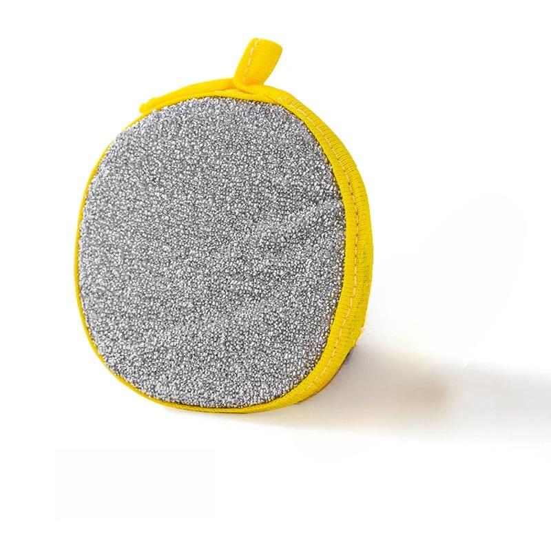 

Губка для мытья посуды Кухонная губка для мытья посуды Волшебные губки Ткань Двусторонняя Многоразовая Чистящие подушечки для кастрюли миски Кухонные чистящие инструменты yellow,1pc