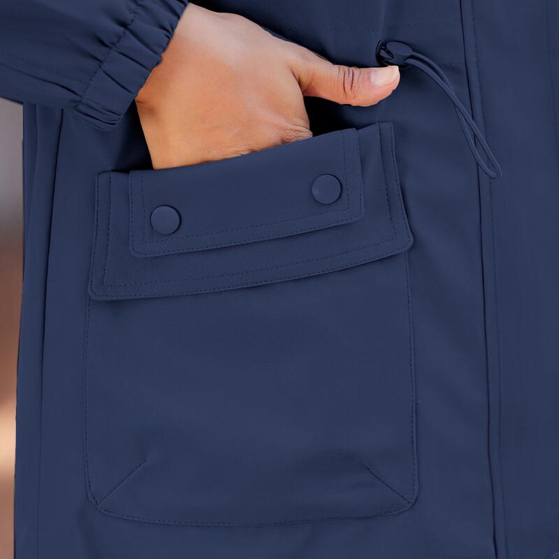 Past 2025 Autumn Women's Hooded Zipper Windbreaker Jacket