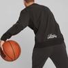 Puma Franchise Basketball Sweatshirt Letter Print Casual Round Neck Loose Sports Hoodie Men Sweatshirt Black 622021-01