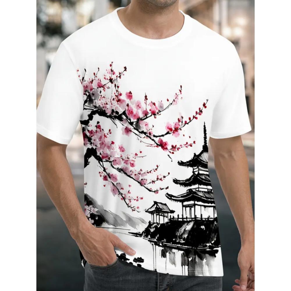 

Ретро креативная мужская футболка модная классика лето новый тренд повседневный 3D принт круглый вырез короткий рукав футболки топы 6XL