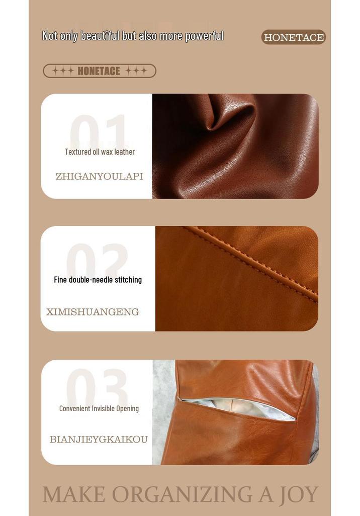 Sgabello contenitore in pelle retrò: Scatola Riempibile per Vestiti e Bambole con Coprisedile