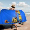 Classic Movie M-Minion Microfiber Printed Beach Towel Mountain Climbing Yoga Beach Swimming Running Absorbent Soft Towel