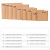 Three Layer Thickened Flat Airplane Box Clothing Packaging Boxs Kraft Paper Packaging Boxs Corrugated Box Mailers Brown Cardboard Shipping Case