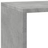 Room Divider Bookshelf 3 Tier Concrete Grey 137.5 x 29 x 103.5 cm