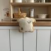 Bread Plush Keychain, Cute Cartoon Plush Toy, Brooch Pin Embroidery Keychain Fridge Magnet, Adorable Bread Keychain