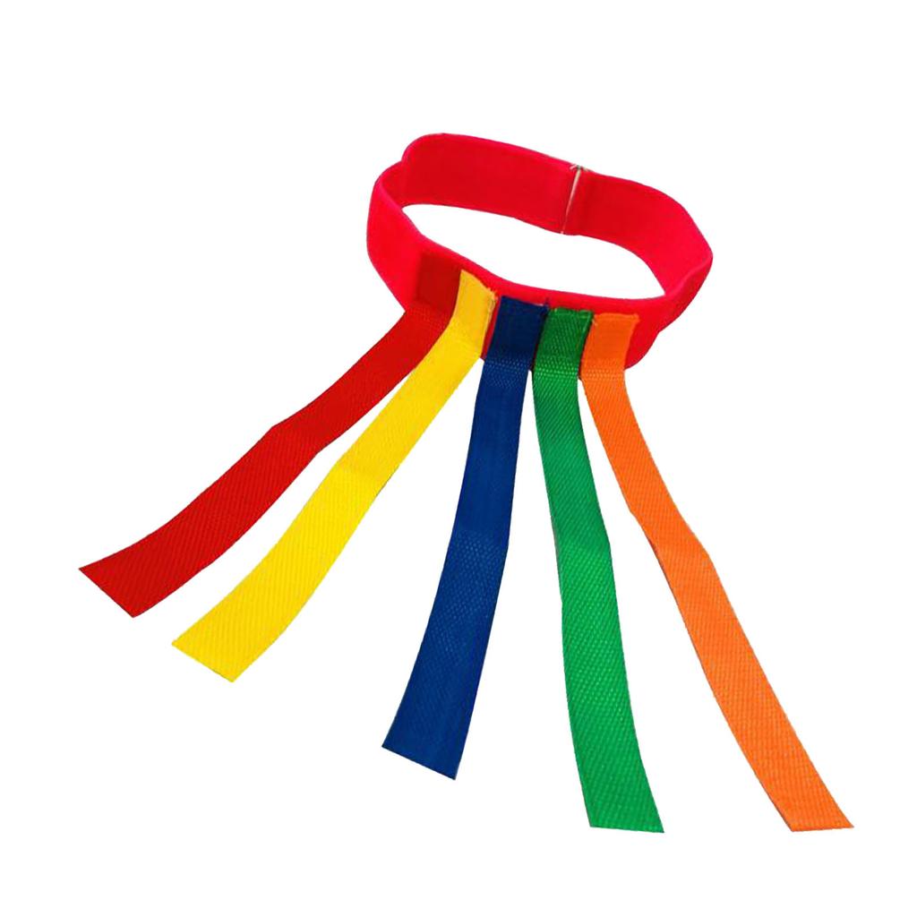 Catch Tail Game Belt Stretchable Colorful Interactive Tail Catching Training Equipment for Adults Kids Family