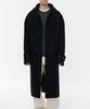 Musinsa Standard Wool Blend Extra Oversized Duffle Coat [Black]