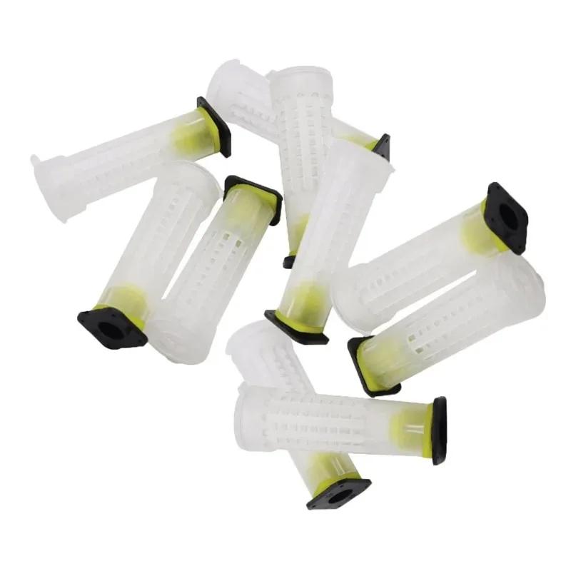20PCS Queen Cage Rearing Cover Catcher Queen Plastic Cells Bees Box Cages Bees Tool Apiculture Equipment Protection