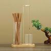 2 In 1 Incense Holder For Sticks Anti-Ash Flying Incense Burne With Removable Glass Ash Catcher And Incense Sticks Organizer