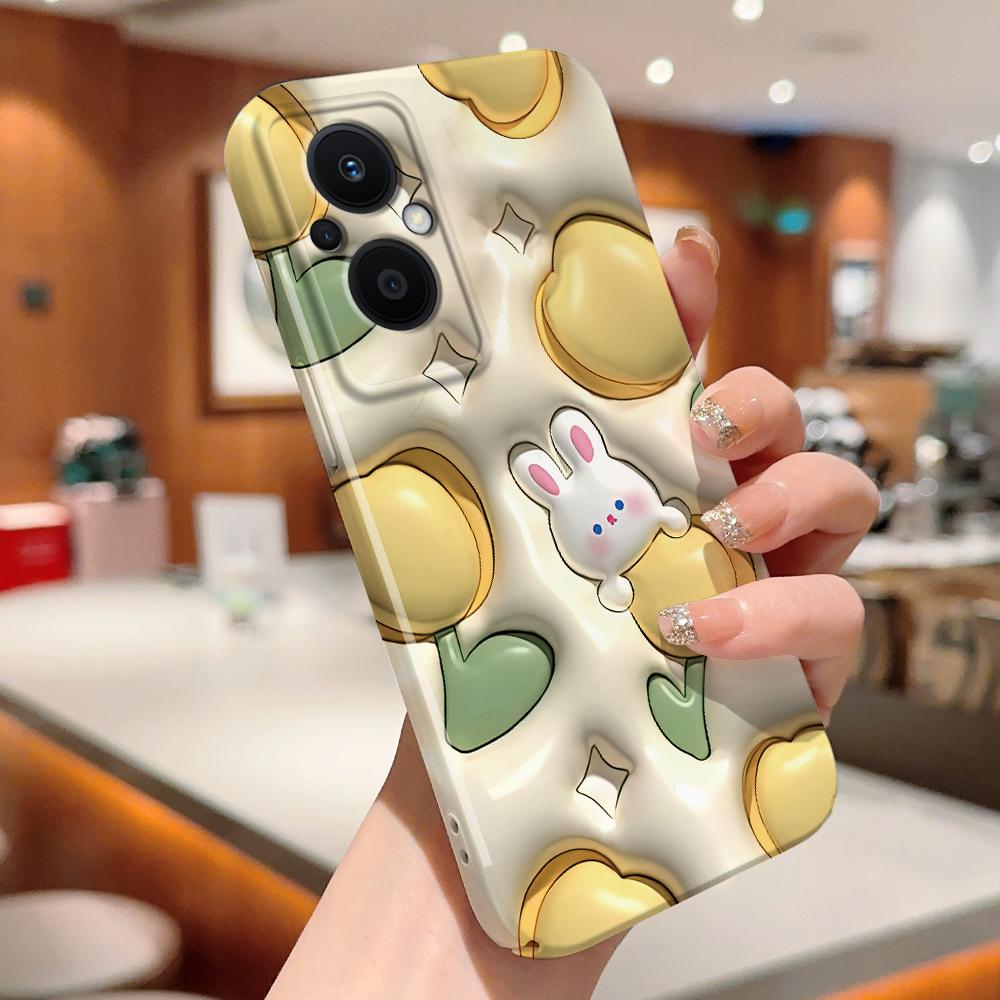 All-inclusive-Film-Telefonhülle, Cartoon-Modedesign, Hartschale, vollständige Abdeckung, stoßfeste Kamera-Schutzhülle für OPPO Realme OnePlus Infinix Tecno