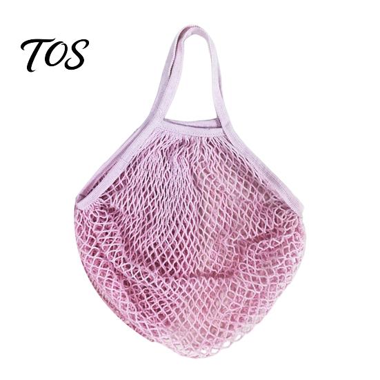 Reusable Grocery Bags for Kitchen Cotton Mesh Bag, Eco Friendly Foldable String Organic Produce Totes Lightweight Fruits Vegetables And Daily Shopping