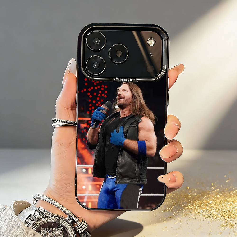 Charismatic A-AJ S-Styles Phone Case For iPhone17,16,15,14,13,12,11,Pro,MAX White Matte Shockproof Cover