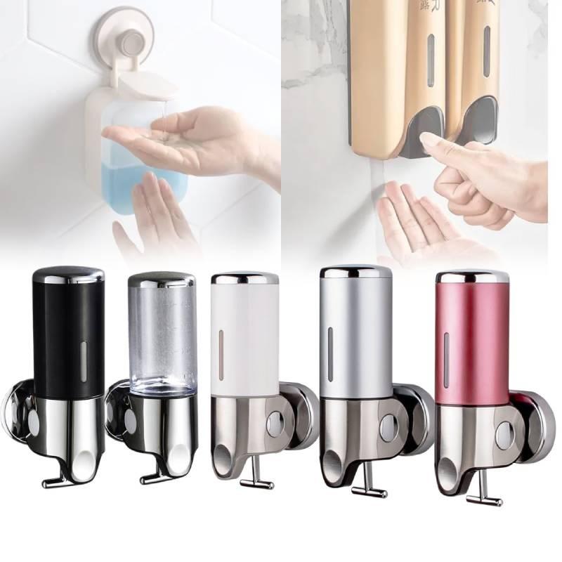 Hanging Foam Wall Soap Dispenser Chrome Coating Hotel Home Bathrooms Supplies