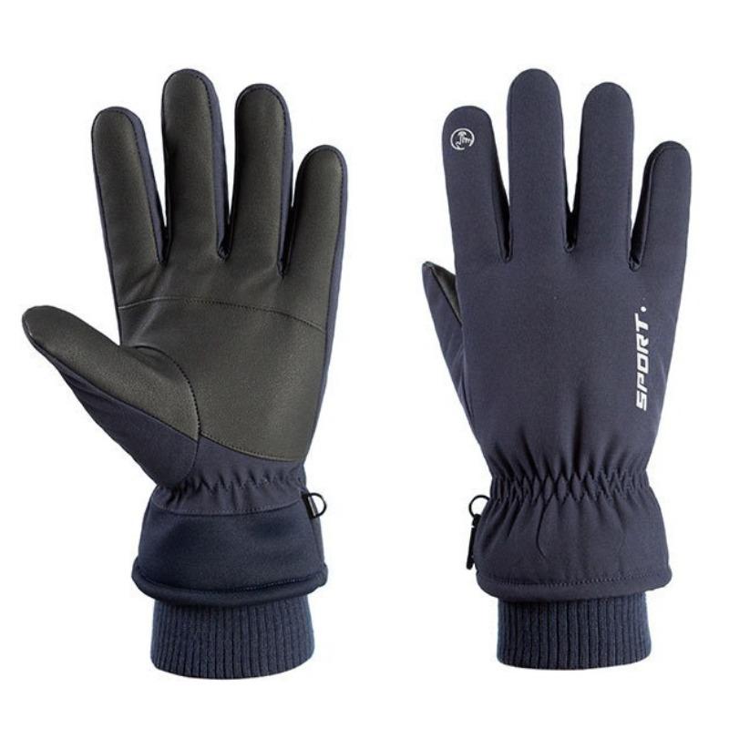 Warm Skiing Fleece  Anti Slip Touch Screen Cycling Sports  Cold Proof  Outdoor Windproof and Waterproof Winter Gloves
