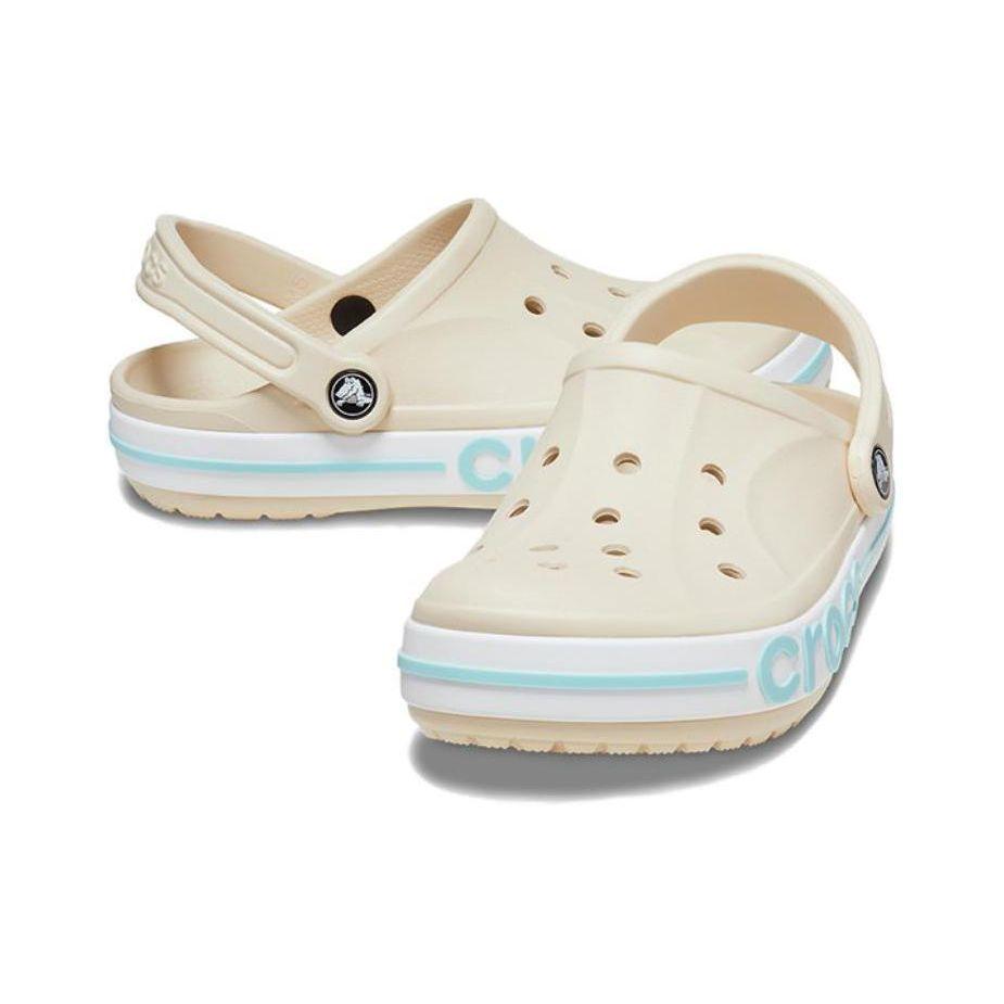 Crocs Eva Beiya Non-Slip Wear-Resistant Clogs Unisex Footwear Off-White 205089-1LI