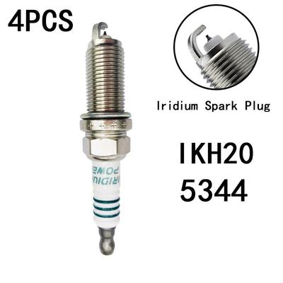 HIgh Quality 4PCS/lot IKH20-5344 Iridium Spark Plugs For BMW Citroen Peugeot Auto Ignition System IKH20 5344