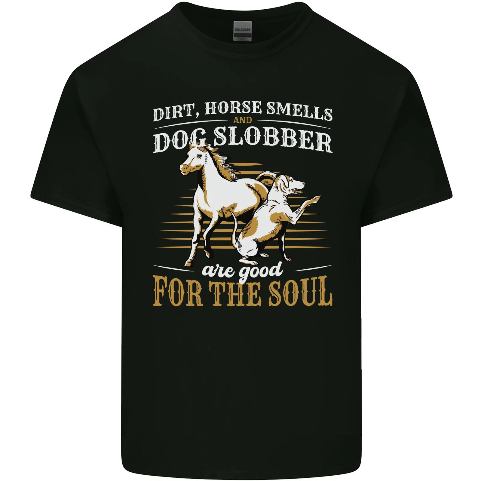 

Dog & Horse Funny Quote Kids T-Shirt Childrens M