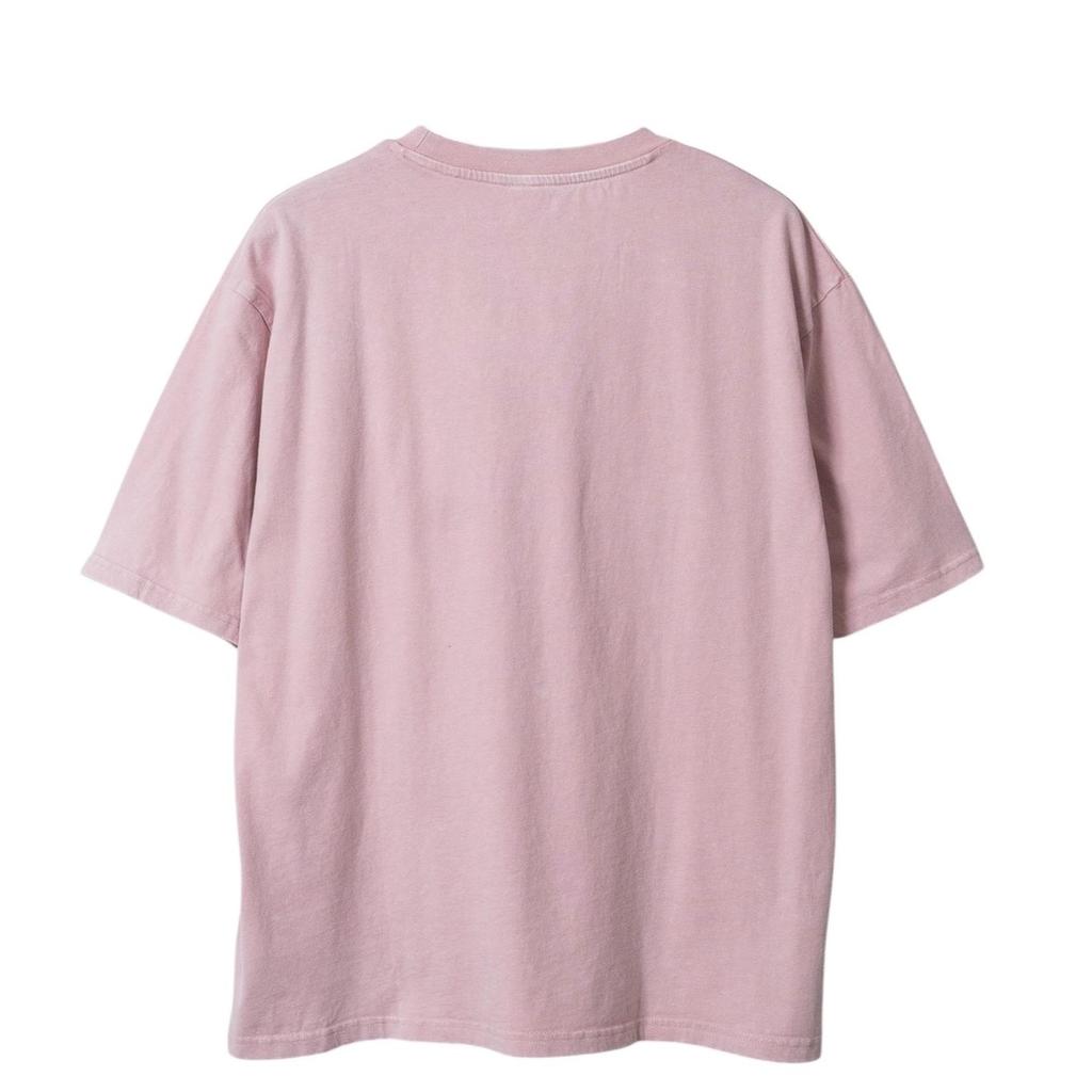Cap Printed Wash Unisex RE26SU05 PINK XL [Red Girl] Short-Sleeve T-Shirt (Snow Finish) / /