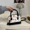 Einfache und süße bedruckte Tasche Umhängetasche Damen neue vielseitige kleine Kirsch-Schulter-Achseltasche Handtasche nv