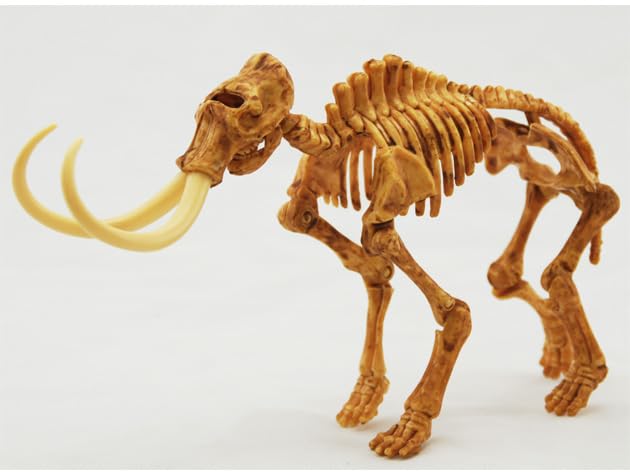 Yamasan Dino Fantasy Ice Age Excavation Mammoth Total Length 18cm 520323-6