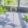 Handcrafted Crystal Sun Catcher Car Pendant With Prosperity Tree For Travel And Gift Giving