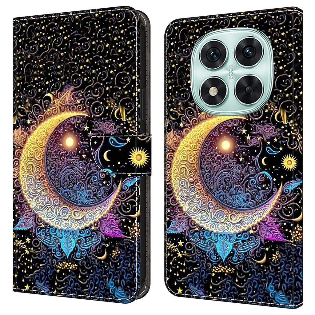 Etui dla Xiaomi Redmi Note 14 Pro 4G Portfel Stojak Wzór Drukowany Skóra PU Klapka Pokrowiec na Telefon