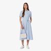 [lacoste] Women's Diagonal Placket Polo Dress EF508E-56GJ2G