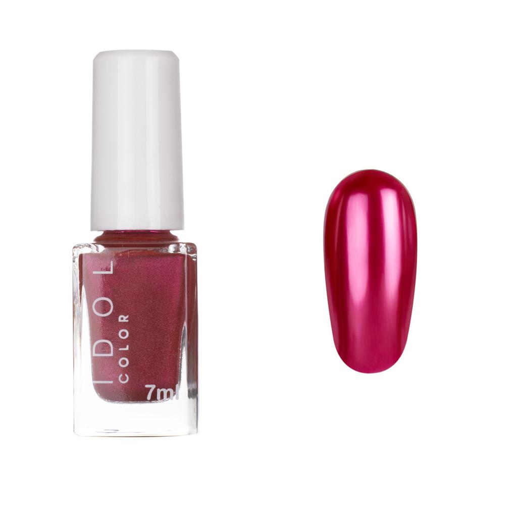 Mirror Metal Nail Polish, Non-baking and Long-lasting, Non-peeling, Quick-drying 12-color Metallic Nail Polish