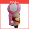 Nintendo Super Mario Bros Plüschtier Toadette Entzückendes 7" Weiches Kuscheltier Puppe