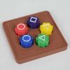 New Folk Game Sets Dice Party Game Props Square Circle Triangle Family Stone Catching Game Props Gonggi Jack Set For Kid