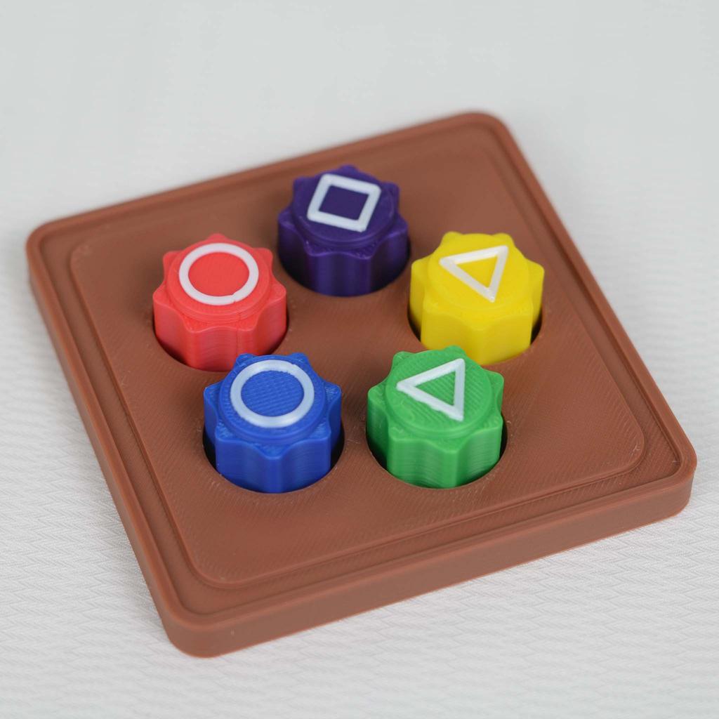 New Folk Game Sets Dice Party Game Props Square Circle Triangle Family Stone Catching Game Props Gonggi Jack Set For Kid