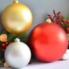 Holiday Decoration 12/15/20CM Christmas Ball Matte Finish Ball Shape Matte Ball Christmas Tree Decoration Bar Ceiling