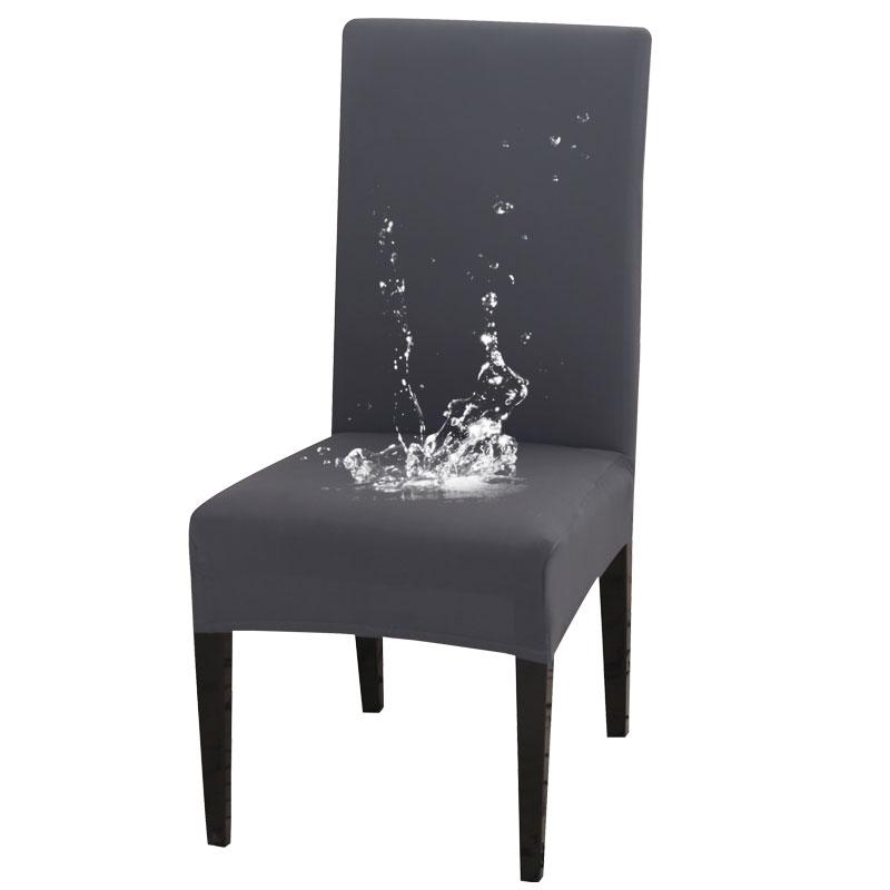 11 Colors Waterproof Chair Cover for Dining Room,stretch Solid Chair Protector for Banquet ,wedding,party,office Chair Slipcover