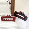 Hair Claw Soft Silicone Anti-slip Teeth Back Head Hair Clip
